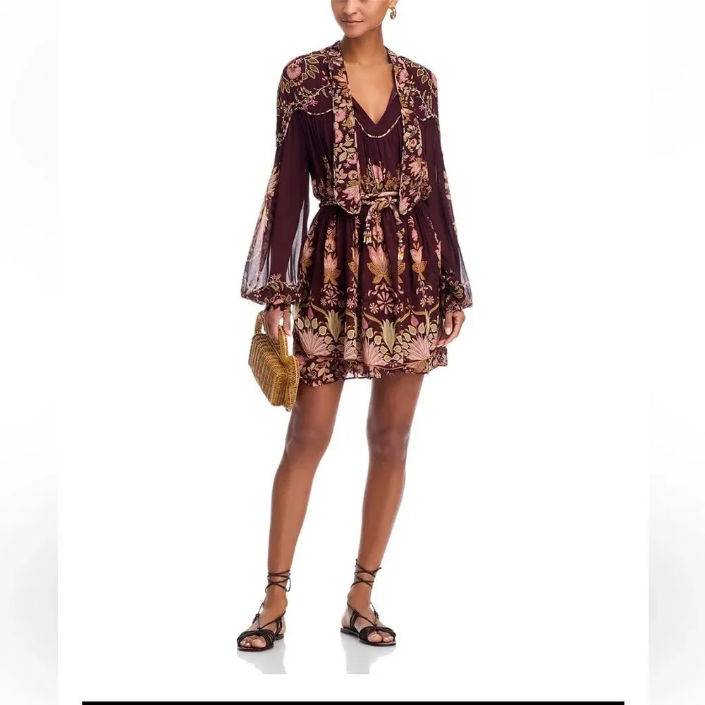 NWT Farm Rio Bella Mini Dress Women Size M(MSRP$260) - Picture 2 of 16